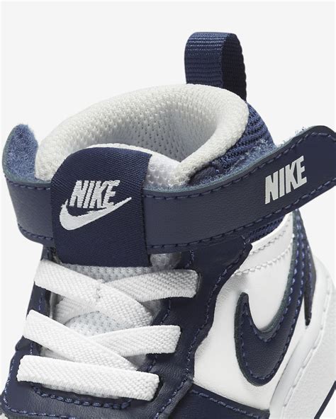 nike court borough mid 2 sneakers wit/roze kinderen|Nike borough mid 2.